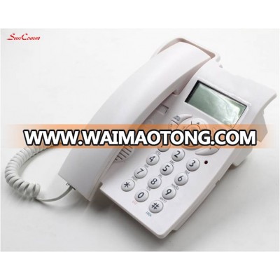 SC-100 caller id phone without battery , corded phone with one touch memory keys