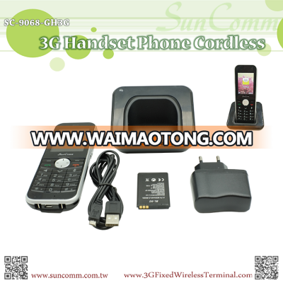 SC-9068-GH3G FCC ID wholesale 3G Cordless phone with 1 sim